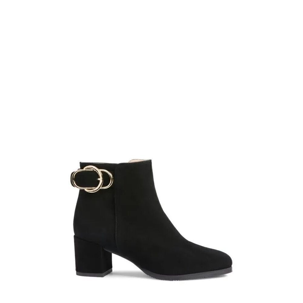 Ron White Women's Black Jozie Ankle Bootie Weatherproof Italian Boots Size 40 NW - Picture 3 of 10